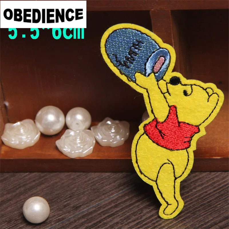 OBEDIENCE 10pcs Embroidered Patch Cartoon Winnie Bear On Patches Sewing Applique For Clothing Fabric Badge Accessories
OBEDIENCE 10pcs Embroidered Patch Cartoon Winnie Bear On Patches Sewing Applique For Clothing Fabric Badge Accessories