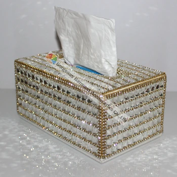 100% Handmade Luxury Clear Crystal Rhinestone Tissue Holder Napkins Box Gold Sliver For Selection Car Bedroom Office Best Gifts
100% Handmade Luxury Clear Crystal Rhinestone Tissue Holder Napkins Box Gold Sliver For Selection Car Bedroom Office Best Gifts