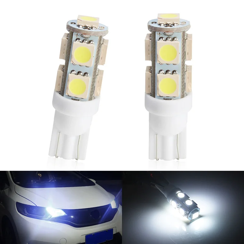 2 шт. светодисветодиодный T10 W5W 194 168 5050 9 светодиодов | Автомобили и мотоциклы