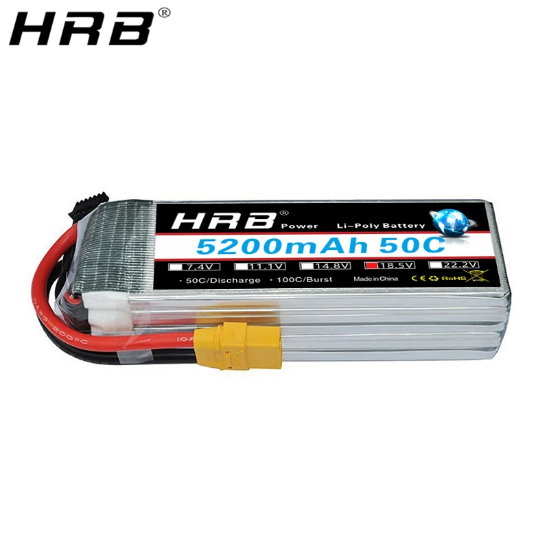 HRB 5S 18.5V Lipo Battery 5200mah XT90 EC5 T Deans XT60 TRX For RC Helicopter Quadcopter Airplanes Boat 4WD Cars Truck Parts 50C
HRB 5S 18.5V Lipo Battery 5200mah XT90 EC5 T Deans XT60 TRX For RC Helicopter Quadcopter Airplanes Boat 4WD Cars Truck Parts 50C