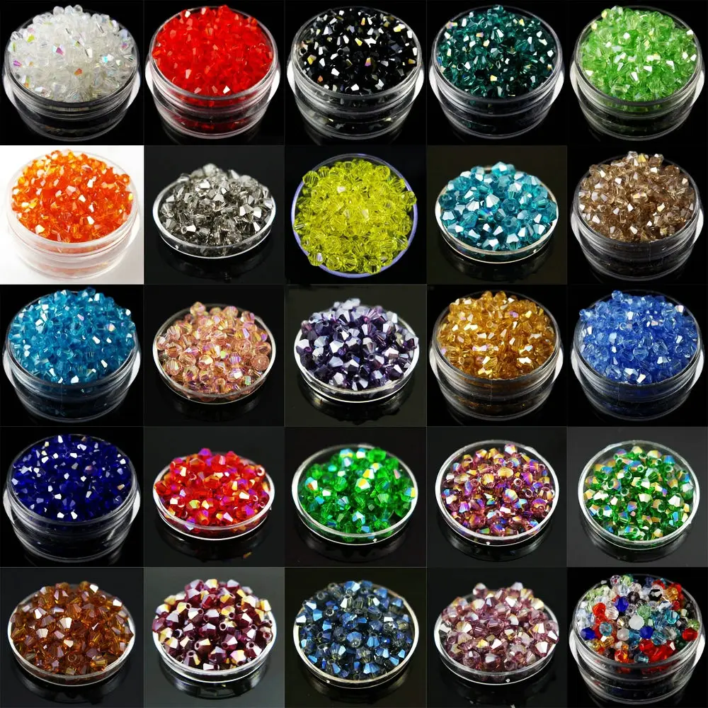 TianBo 4mm 100/200/500/1000pcs/lot Bicone 5301 Austrian crystal AB beads Loose Spacer Bead for DIY Jewelry Making U pick colors
TianBo 4mm 100/200/500/1000pcs/lot Bicone 5301 Austrian crystal AB beads Loose Spacer Bead for DIY Jewelry Making U pick colors