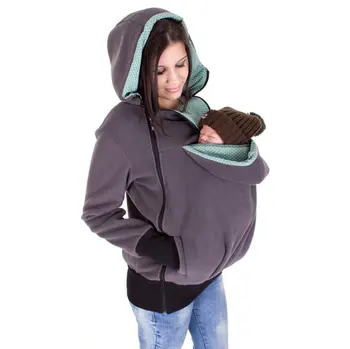 3in1 baby carrier coat, belly to baby fleece hoodie, anthracite-mint green with dots, baby wearing hoodie pregnancy Cosmama
3in1 baby carrier coat, belly to baby fleece hoodie, anthracite-mint green with dots, baby wearing hoodie pregnancy Cosmama