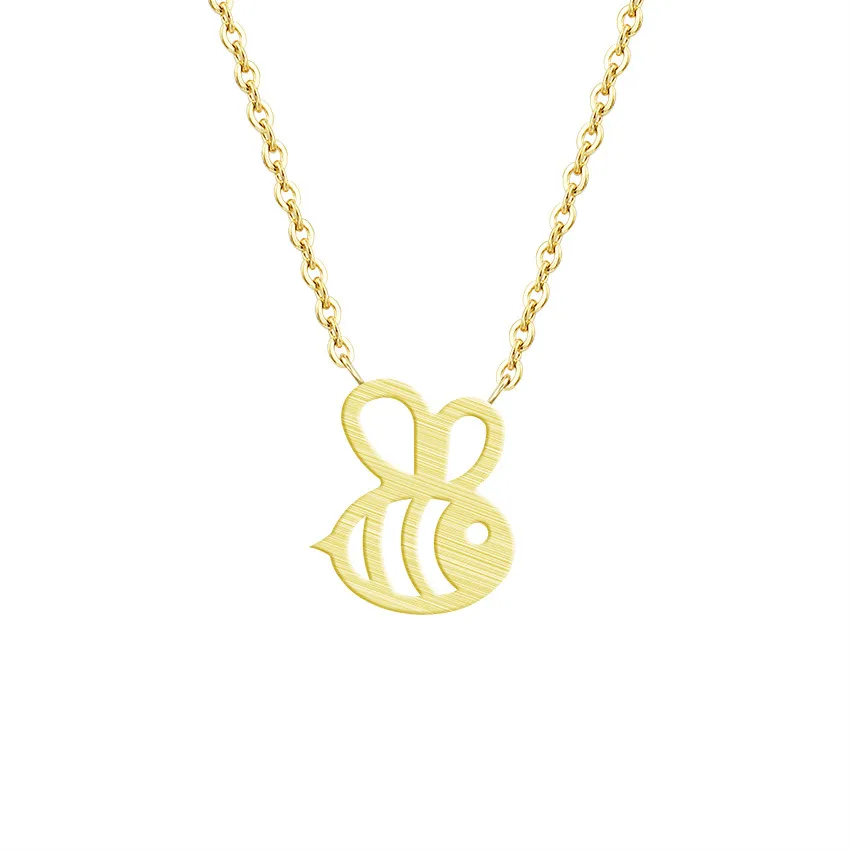 Bijoux Femme Collier Bumble Bee Charm Necklaces Women Jewelry Sister Mom Friendship Gifts Stainless Steel Chain Choker Necklace
Bijoux Femme Collier Bumble Bee Charm Necklaces Women Jewelry Sister Mom Friendship Gifts Stainless Steel Chain Choker Necklace