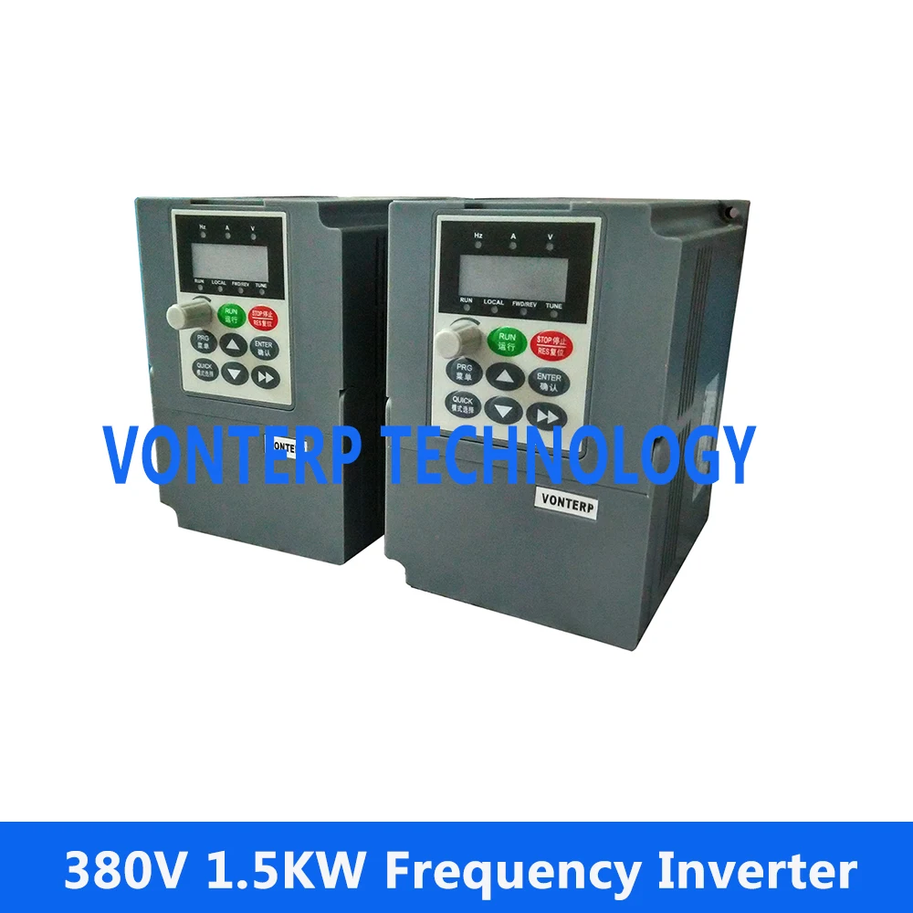 1.5kw 380V Variable Frequency Drive VFD Inverter, frequency Converter, AC Motor Speed Controller
1.5kw 380V Variable Frequency Drive VFD Inverter, frequency Converter, AC Motor Speed Controller