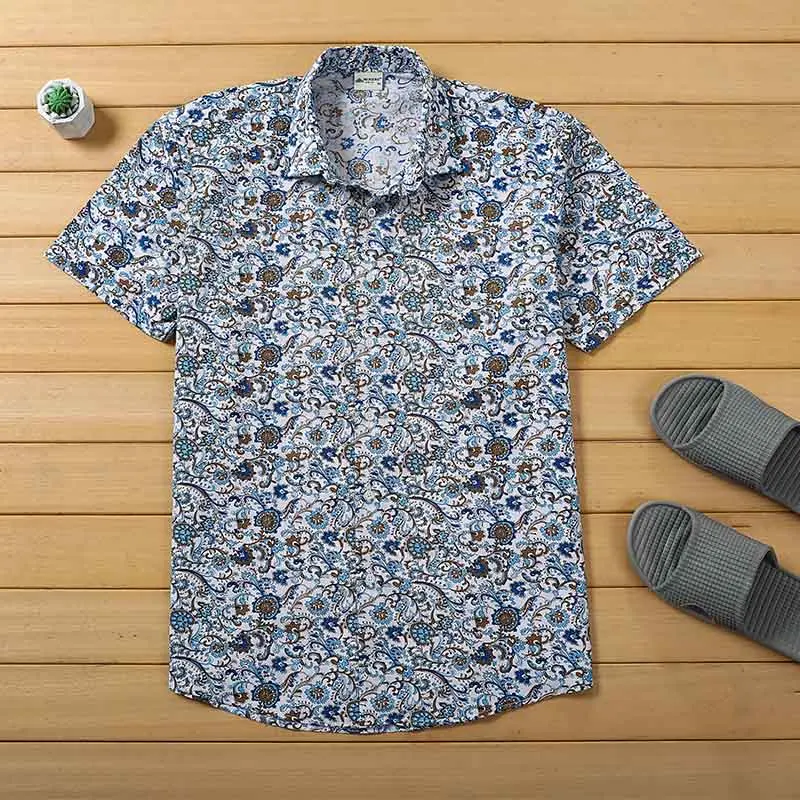 Men's Hawaiian Shirt Short Sleeve Men's Cotton Button Down Short Sleeve Hawaiian Shirt Flower Printed Shirt Dropshipping
Men's Hawaiian Shirt Short Sleeve Men's Cotton Button Down Short Sleeve Hawaiian Shirt Flower Printed Shirt Dropshipping