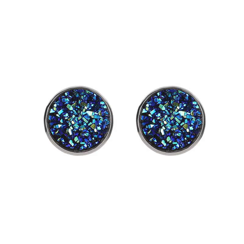 10 Colors Geometric Circle Frosted Full Shiny Crystal Stars Exquisite Pink Blue Black White Green Stud Earrings For Women
10 Colors Geometric Circle Frosted Full Shiny Crystal Stars Exquisite Pink Blue Black White Green Stud Earrings For Women