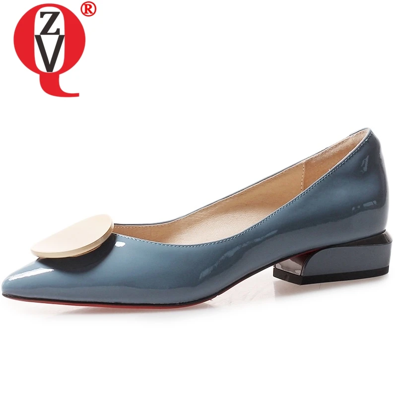 ZVQ women sweet heels shoes pointed toe real genuine leather low heel lady shoes office ladies working pumps students shoes lady
ZVQ women sweet heels shoes pointed toe real genuine leather low heel lady shoes office ladies working pumps students shoes lady