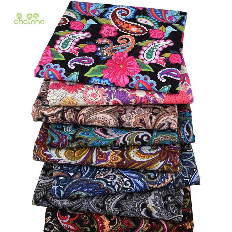 Chainho,8pcs/lot,Cashew Floral Printed Patchwork Cloth,Plain Cotton Fabric,DIY Sewing&Quilting Poplin Material For Baby&Children
Chainho,8pcs/lot,Cashew Floral Printed Patchwork Cloth,Plain Cotton Fabric,DIY Sewing&Quilting Poplin Material For Baby&Children
