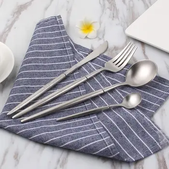 Hot Sale 4 Pcs/set Pure Color Dinnerware knife 304 Stainless Steel Western Cutlery Kitchen Food Tableware Dinner Set
Hot Sale 4 Pcs/set Pure Color Dinnerware knife 304 Stainless Steel Western Cutlery Kitchen Food Tableware Dinner Set