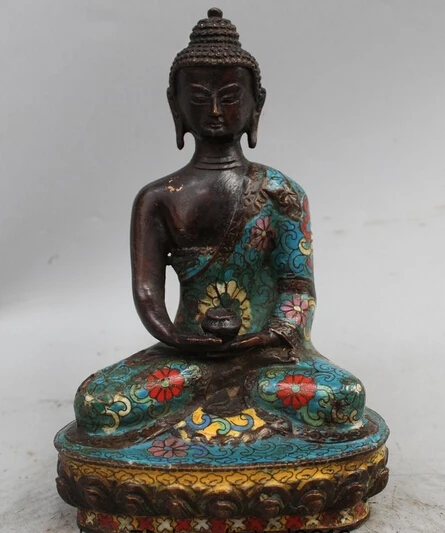 bi003075 8" Tibet Buddhism Cloisonne Bronze Gilt Shakyamuni Sakyamuni Buddha Bowl Statue
bi003075 8" Tibet Buddhism Cloisonne Bronze Gilt Shakyamuni Sakyamuni Buddha Bowl Statue