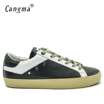 CANGMA Mens Trainers Black And White Sneakers Men Shoes Casual Man Retro Footwear Leather Men's Shoes Fashion Male Shoes
CANGMA Mens Trainers Black And White Sneakers Men Shoes Casual Man Retro Footwear Leather Men's Shoes Fashion Male Shoes