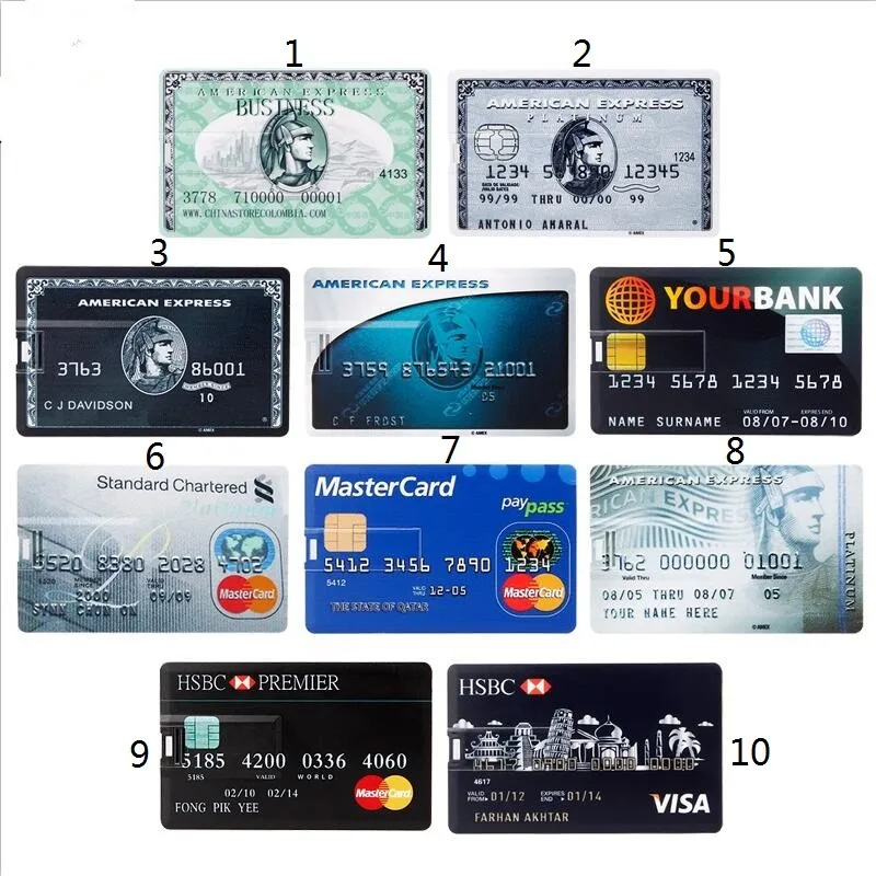 Real Capacity Bank Card USB Memory stick HSBC Master Credit card USB Flash Drive 64gb Pendrive 4GB 8GB 16GB 32GB pen drive 128gb
Real Capacity Bank Card USB Memory stick HSBC Master Credit card USB Flash Drive 64gb Pendrive 4GB 8GB 16GB 32GB pen drive 128gb