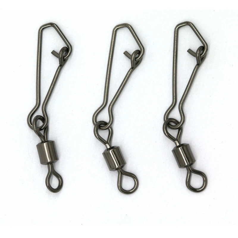 25Pcs Fishing Swivels MS+QL Interlock Rolling Swivel With Hooked Snap Fish Hook Connector Stainless Steel
25Pcs Fishing Swivels MS+QL Interlock Rolling Swivel With Hooked Snap Fish Hook Connector Stainless Steel