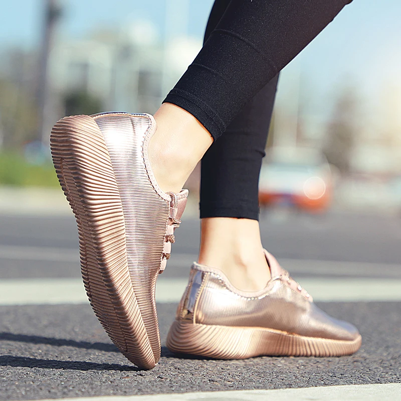 2019 Newest Spring Summer Women Sneakers Breathable High Elasticity Casual Shoes Black Gold Silver Feminino Running Ladies Shoes
2019 Newest Spring Summer Women Sneakers Breathable High Elasticity Casual Shoes Black Gold Silver Feminino Running Ladies Shoes