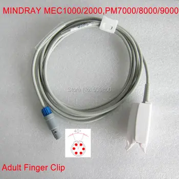 Compatible Mindray mec1000 MEC2000 PM7000 PM8000 PM9000 spo2 sensor reusable spo2 awt adult finger clip sensor probe
Compatible Mindray mec1000 MEC2000 PM7000 PM8000 PM9000 spo2 sensor reusable spo2 awt adult finger clip sensor probe