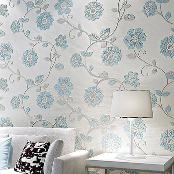 Modern 3D Non-woven Non-self-adhesive Wallpaper For Bedroom Study Dining Room Wall Paper Flower Pattern Warm Pastoral Decorative
Modern 3D Non-woven Non-self-adhesive Wallpaper For Bedroom Study Dining Room Wall Paper Flower Pattern Warm Pastoral Decorative