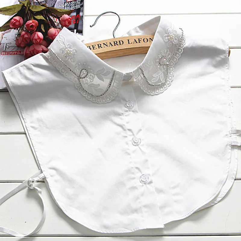 Lapel Collar Shirt Women All-match False Color white Fake collar purchasing women's shirt pearl water white high - end
Lapel Collar Shirt Women All-match False Color white Fake collar purchasing women's shirt pearl water white high - end