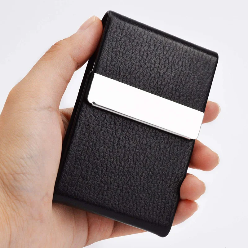 Unisex PU Leather Business Card Case Slim Credit Card Wallet Name Men Women ID Metal Box Porta Carte
Unisex PU Leather Business Card Case Slim Credit Card Wallet Name Men Women ID Metal Box Porta Carte