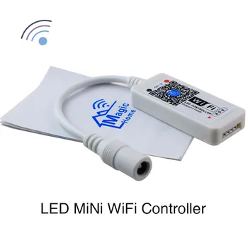 New RGB WiFi Controller DC9V-12V Mini Size Timer / Custom Mode SmartPhone use IOS Android APP for LED Strip Light 5050/3528
New RGB WiFi Controller DC9V-12V Mini Size Timer / Custom Mode SmartPhone use IOS Android APP for LED Strip Light 5050/3528