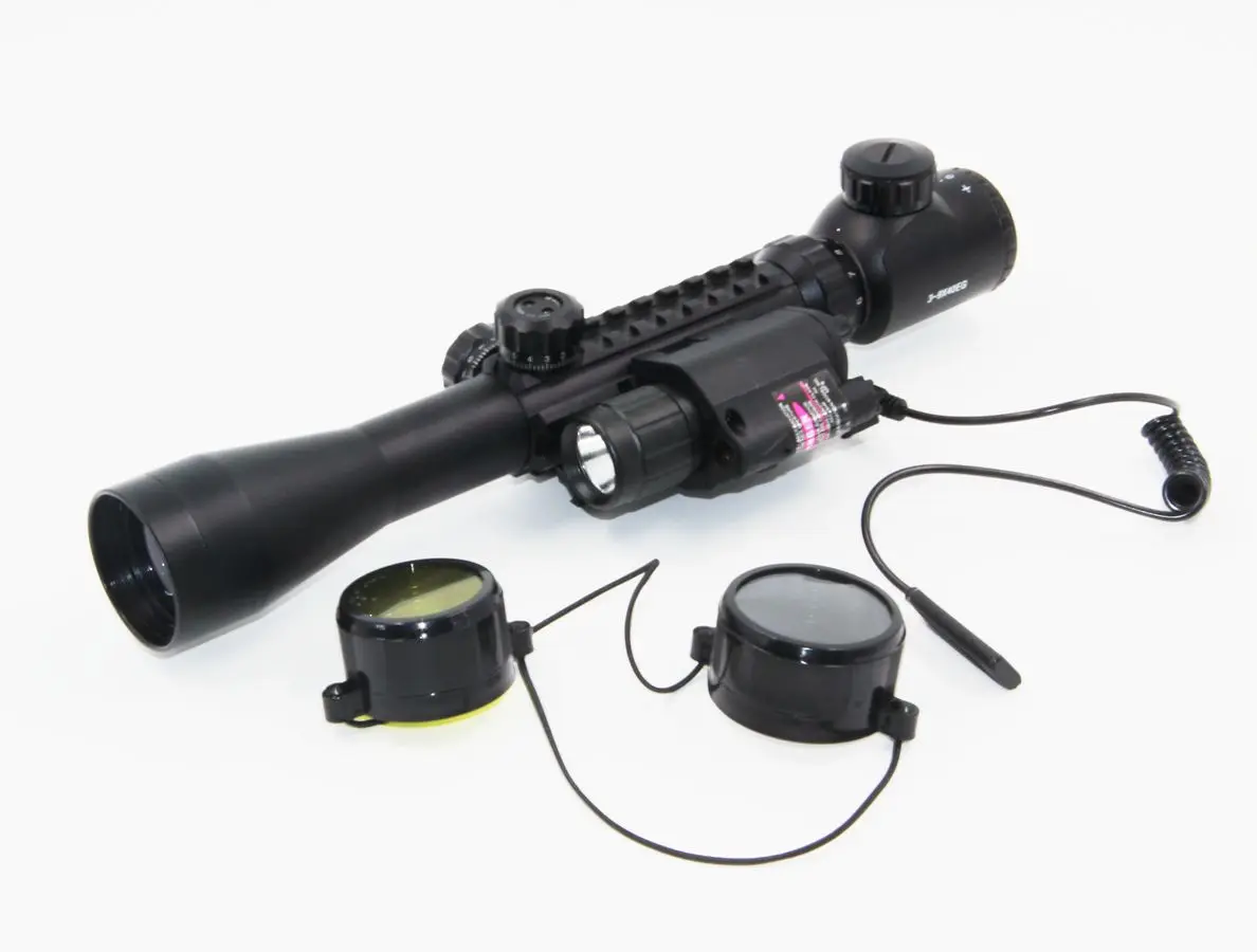 Hong Kong post 3-9x40EG Riflescope Combo M6 Red Laser Sight LED Flashlight w/ 20mm Weaver Rail For Shooting Arms Weapon
Hong Kong post 3-9x40EG Riflescope Combo M6 Red Laser Sight LED Flashlight w/ 20mm Weaver Rail For Shooting Arms Weapon