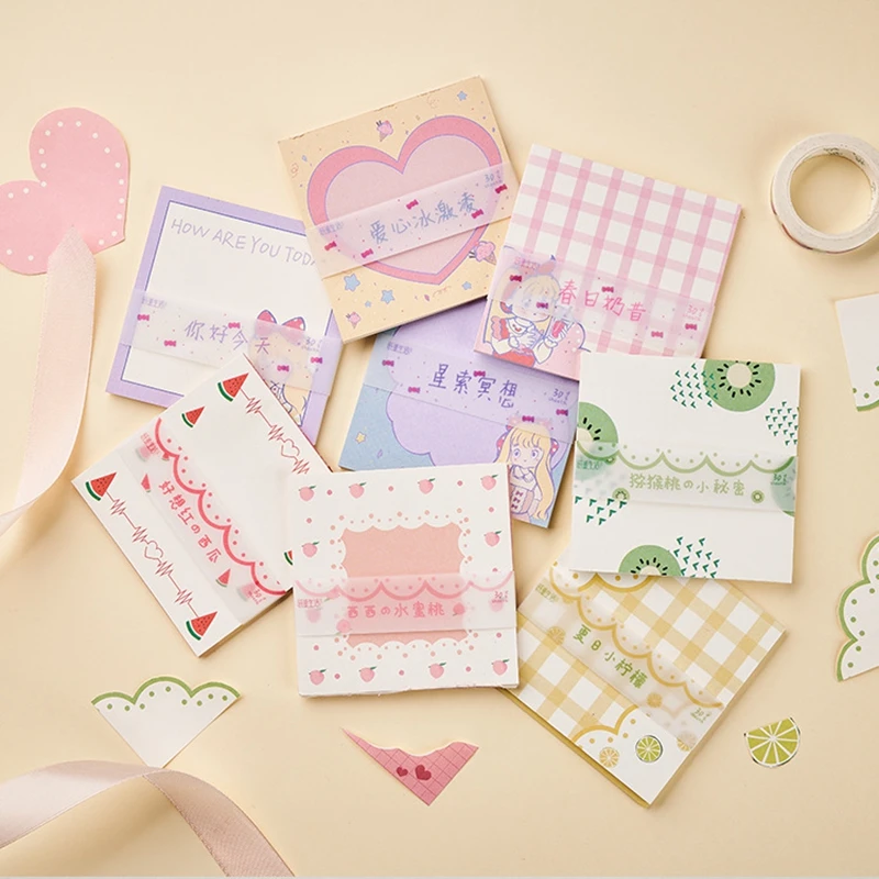 Kawaii Paper Memo Pad Girl Diary DIY Portable Notepad Planner Sticky Notes Korean Stationery School Office Supply
Kawaii Paper Memo Pad Girl Diary DIY Portable Notepad Planner Sticky Notes Korean Stationery School Office Supply