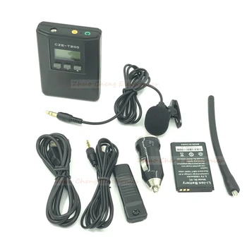 

CZE-T200 0-0.2W Portable FM Transmitter radio broadcast Stereo/Mono Power adjustable for Meeting/Tourism/Church/School