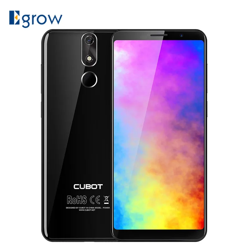 

Cubot Power Android 8.1 MT6763T Octa Core 6GB RAM 128GB ROM 5.99 Inch FHD+ Smartphone 20.0MP Fingerprint Celular 6000mAh 4G LTE