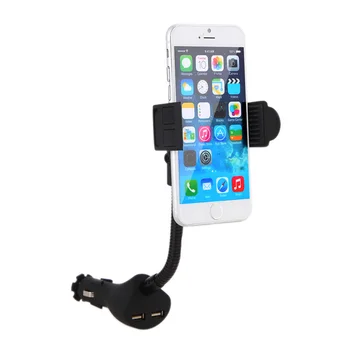 360 Rotation Car Phone Holder w/ Non-slip Rubber Flexible Gooseneck GPS Mobiles Support Mount Auto 2.1A Dual USB Car-charger
360 Rotation Car Phone Holder w/ Non-slip Rubber Flexible Gooseneck GPS Mobiles Support Mount Auto 2.1A Dual USB Car-charger
