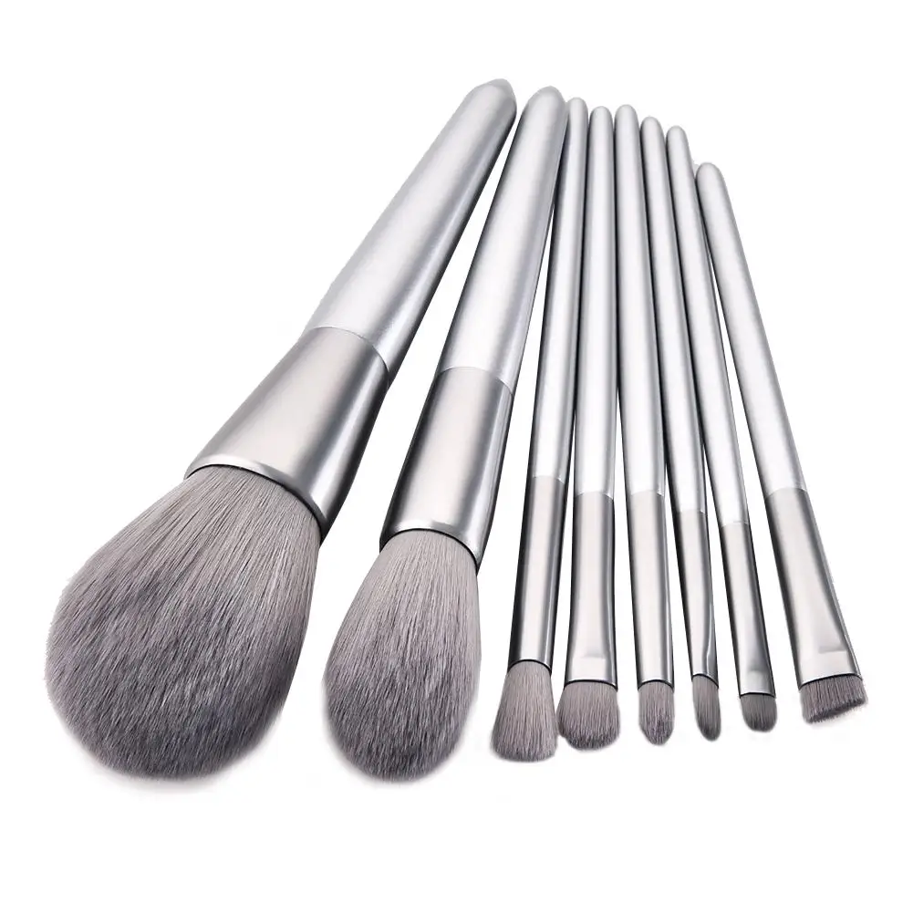 8pcs/set Makeup Brush Set Elegant Silver Flame Brush Loose Powder Brush Makeup Tools
8pcs/set Makeup Brush Set Elegant Silver Flame Brush Loose Powder Brush Makeup Tools
