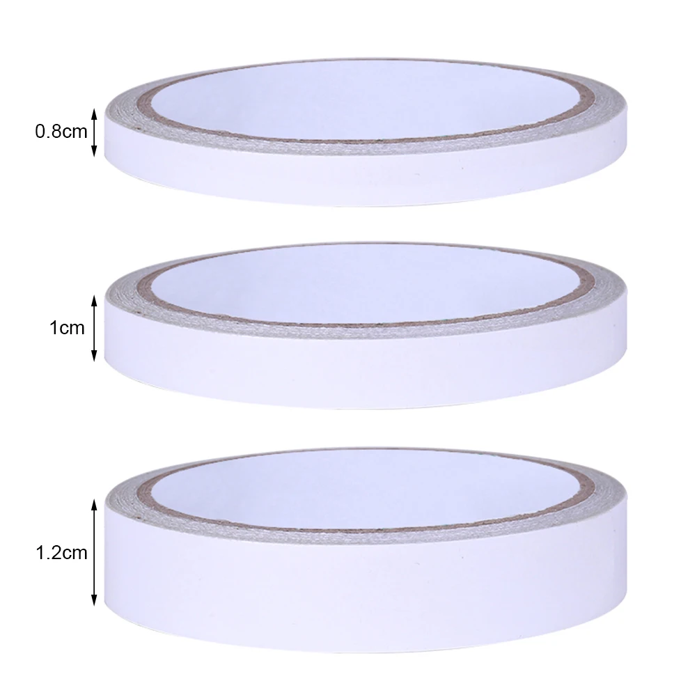 12M double-sided transparent tape DIY strong double-sided adhesive universal craft adhesive office supplies wide 0.8cm 1cm 1.2cm
12M double-sided transparent tape DIY strong double-sided adhesive universal craft adhesive office supplies wide 0.8cm 1cm 1.2cm