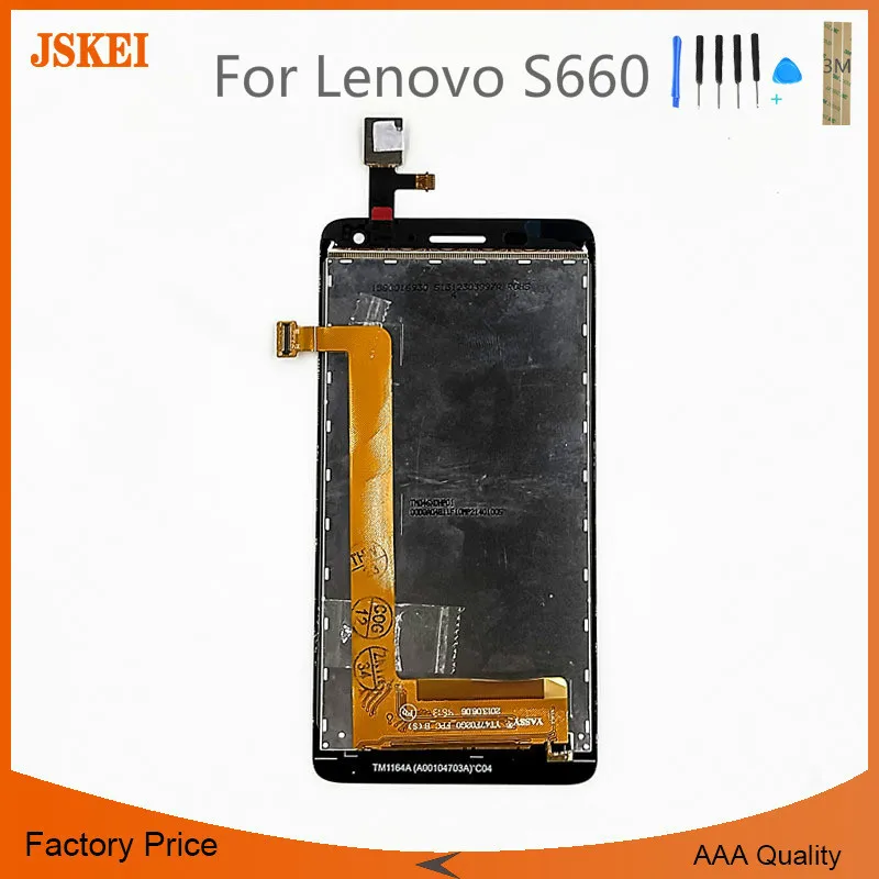 4 7 дюймов для Lenovo S660 ЖК-дисплей кодирующий преобразователь сенсорного экрана в