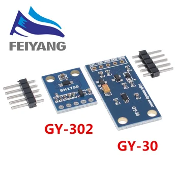 10pcs GY-302 GY-30 BH1750 BH1750FVI The digital optical intensity illumination sensor BH1750FVI of module for arduino 3V-5V
10pcs GY-302 GY-30 BH1750 BH1750FVI The digital optical intensity illumination sensor BH1750FVI of module for arduino 3V-5V
