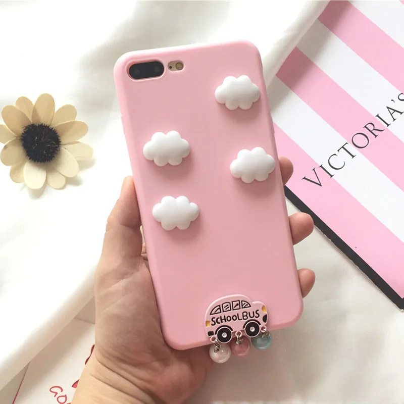 For iPhone 11 PRO Max 6s 7 8 Plus XS Max XR Pink Girl 3D White Clouds Bell Letter School Bus Soft Silicone Back Phone Cover Case
For iPhone 11 PRO Max 6s 7 8 Plus XS Max XR Pink Girl 3D White Clouds Bell Letter School Bus Soft Silicone Back Phone Cover Case