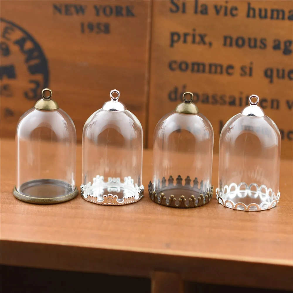 5set 30*20mm hollow tube glass jar with setting base beads cap set glass vials pendant glass bottle jewelry findings
5set 30*20mm hollow tube glass jar with setting base beads cap set glass vials pendant glass bottle jewelry findings
