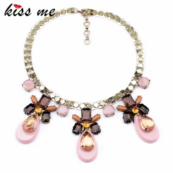 New Styles Fashion Jewelry Women Bobo Accessories Resin Water Drop Pandant Statement Necklace KISS ME
New Styles Fashion Jewelry Women Bobo Accessories Resin Water Drop Pandant Statement Necklace KISS ME