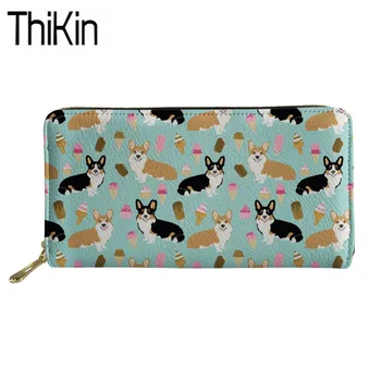 Thikin Brand Luxury Design Wallets Women Cute Corgi Printing Long PU Purse Ladies Fashion Money Bag Feminine Cash Phone Wallet
Thikin Brand Luxury Design Wallets Women Cute Corgi Printing Long PU Purse Ladies Fashion Money Bag Feminine Cash Phone Wallet