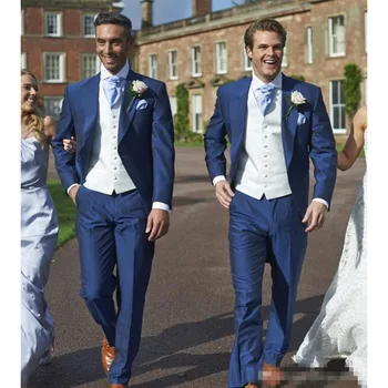 Custom Slim Fit Royal Blue Mens Suits 2020 Western Style men suit Groomsman Wedding Dinner Party Tuxedos (Jacket+Pants+Vest+Tie)
Custom Slim Fit Royal Blue Mens Suits 2020 Western Style men suit Groomsman Wedding Dinner Party Tuxedos (Jacket+Pants+Vest+Tie)