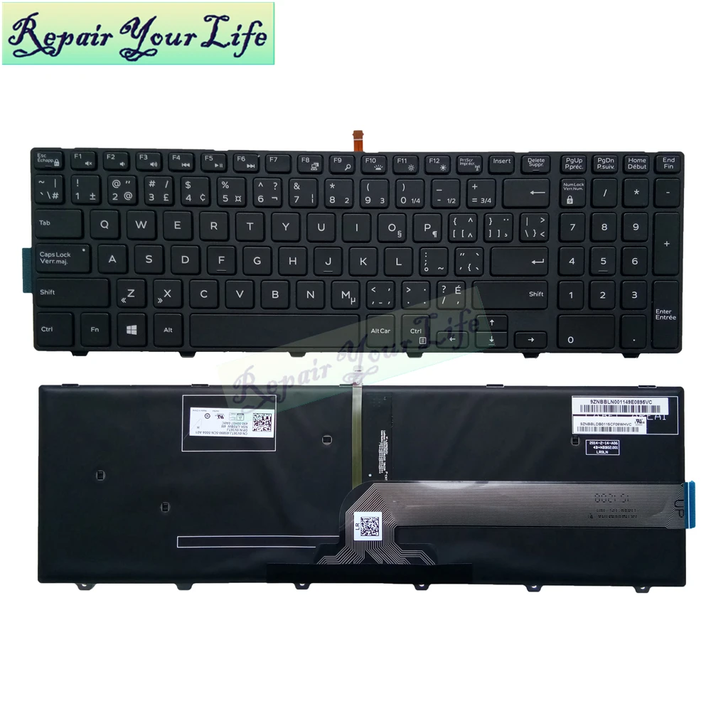 Repair You Life laptop keyboard for Dell for INSPIRON 15 3000 3541 3542 3543 5759 5542 5545 5547 CF with backlit keyboard
Repair You Life laptop keyboard for Dell for INSPIRON 15 3000 3541 3542 3543 5759 5542 5545 5547 CF with backlit keyboard