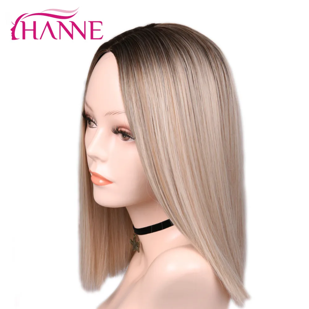 HANNE Short Straight Synthetic Wigs African American Bob Wigs Ombre black/brown To Blonde/Pink Wigs For Black or White Women
HANNE Short Straight Synthetic Wigs African American Bob Wigs Ombre black/brown To Blonde/Pink Wigs For Black or White Women