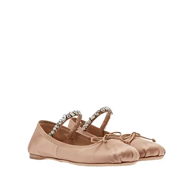 Boussac Pink Silk Crystal Ballet Shoes Women Bowtie Rhinestone Elegant Party Shoes Slip on Flat Valentine Shoes Women SWA0064
Boussac Pink Silk Crystal Ballet Shoes Women Bowtie Rhinestone Elegant Party Shoes Slip on Flat Valentine Shoes Women SWA0064