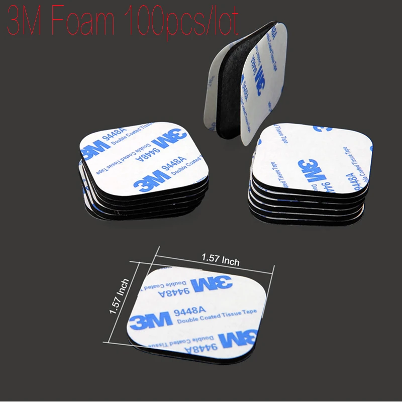 100pcs/lot 40mm*40mm 9448A 3M Double Sided EVA Foam Tape Pad Mounting for Auto Car Decorative Article Wall Pendant Home Use 
100pcs/lot 40mm*40mm 9448A 3M Double Sided EVA Foam Tape Pad Mounting for Auto Car Decorative Article Wall Pendant Home Use
