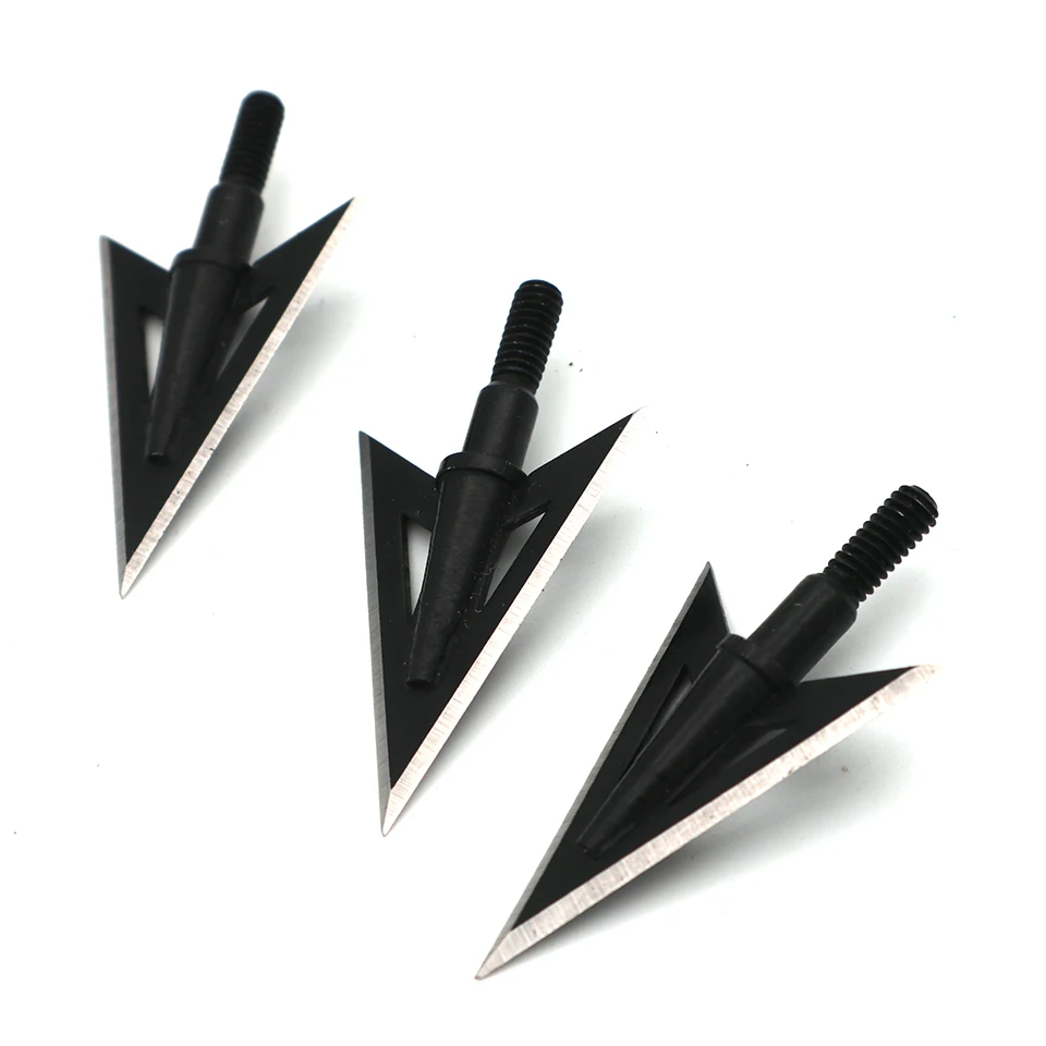 6pcs 100 Grain 2 Blades Fishing Arrow Heads Sharpening Fishing Arrow Tip Point For Compound / Recurve / Crossbolt Bow Finshing
6pcs 100 Grain 2 Blades Fishing Arrow Heads Sharpening Fishing Arrow Tip Point For Compound / Recurve / Crossbolt Bow Finshing