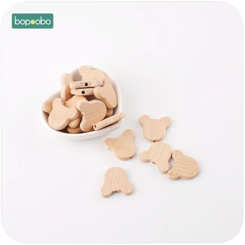 Bopoobo 10pcs Natural Wood Bears Heads Beads Jewelry Making For Teeth Beech Wooden Teether DIY Dummy Clip Chains Baby Teethers
Bopoobo 10pcs Natural Wood Bears Heads Beads Jewelry Making For Teeth Beech Wooden Teether DIY Dummy Clip Chains Baby Teethers