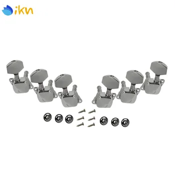 New 6pcs Silver Semiclosed Guitar Tuning Pegs 3L3R Tuners Tuning Pegs Machine Heads for Electric Acoustic
New 6pcs Silver Semiclosed Guitar Tuning Pegs 3L3R Tuners Tuning Pegs Machine Heads for Electric Acoustic