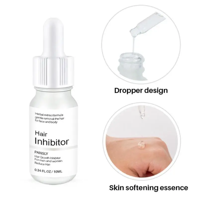 PANSLY Pemanent Hair Growth Inhibitor Oil Hair Removal Painless on Bikini Face Armpit Legs Body Hair Depilation Serum 10ml
PANSLY Pemanent Hair Growth Inhibitor Oil Hair Removal Painless on Bikini Face Armpit Legs Body Hair Depilation Serum 10ml