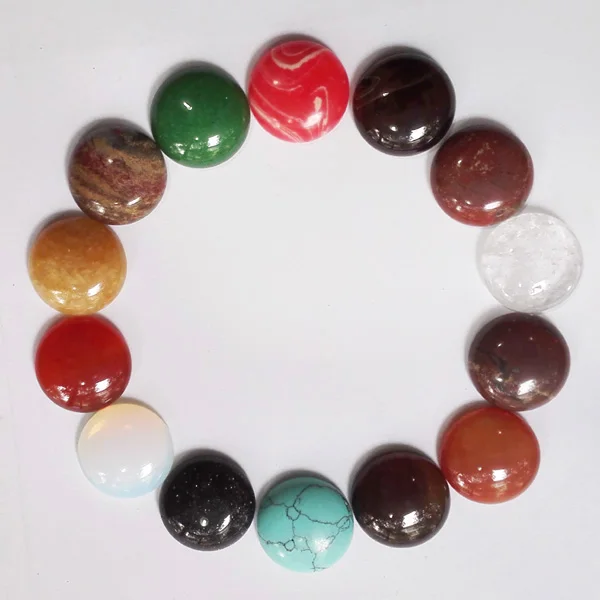 Wholesale 30pcs/Lot Nature stone beads CAB Cabochon mixed round Beads size 16x16mm Free shipping
Wholesale 30pcs/Lot Nature stone beads CAB Cabochon mixed round Beads size 16x16mm Free shipping
