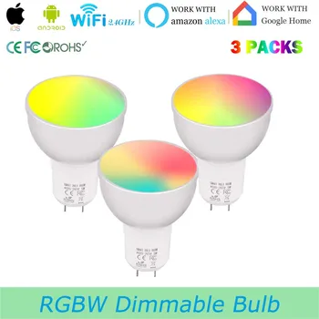 Wifi Smart Bulb GU5.3, 5W RGBW Dimmable Smart Spotlight Equal to 50W ,Tuya APP Works with Alexa,Google Assistant,IFTTT-S(3Pack)
Wifi Smart Bulb GU5.3, 5W RGBW Dimmable Smart Spotlight Equal to 50W ,Tuya APP Works with Alexa,Google Assistant,IFTTT-S(3Pack)