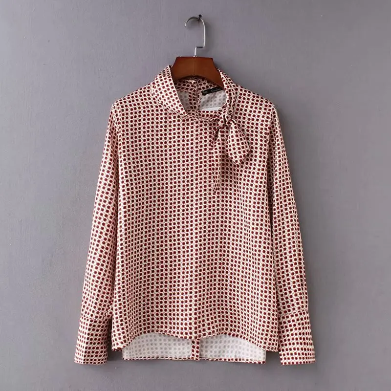 women vintage long sleeve printing casual smock blouse shirt women fashion bow chic blusas back buttons femininas tops LS2653
women vintage long sleeve printing casual smock blouse shirt women fashion bow chic blusas back buttons femininas tops LS2653