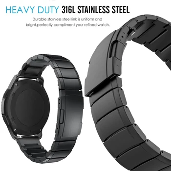 22mm 20mm Watch Band for Samsung Galaxy watch 42 46mm Amazfit Bip Pace Motor 360 Stainless Steel Strap Gear S3 S2 Classic Garmin
22mm 20mm Watch Band for Samsung Galaxy watch 42 46mm Amazfit Bip Pace Motor 360 Stainless Steel Strap Gear S3 S2 Classic Garmin
