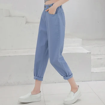Favocent Casual Pants Women Fashion Loose Jeans Harem Pants Spring Summer High Waist Ankle-Length Elastic Button Female Trousers
Favocent Casual Pants Women Fashion Loose Jeans Harem Pants Spring Summer High Waist Ankle-Length Elastic Button Female Trousers